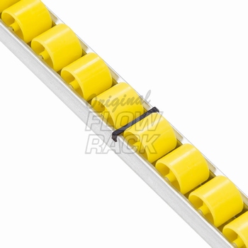 Heavy-duty roller track for shelf depth 1230 mm