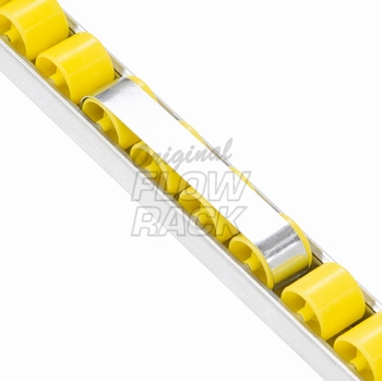 Brake clip (single) for kanban flow rack