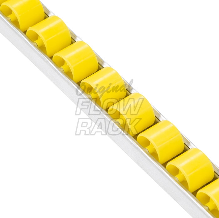 Standard roller track for shelf depth 1230 mm